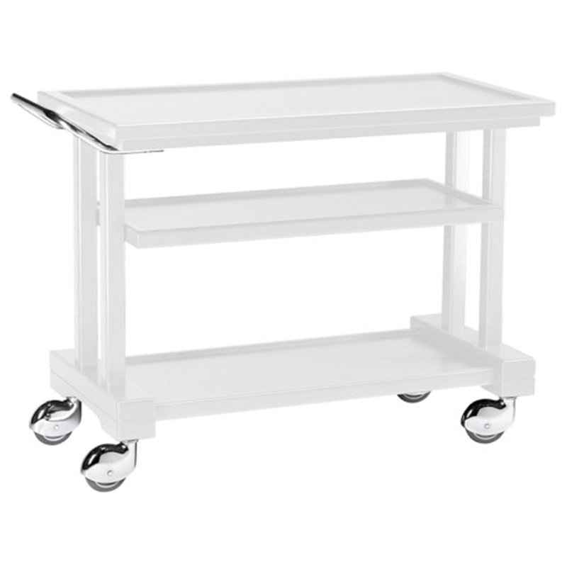 Carrello legno 2 piani - NOCE V3