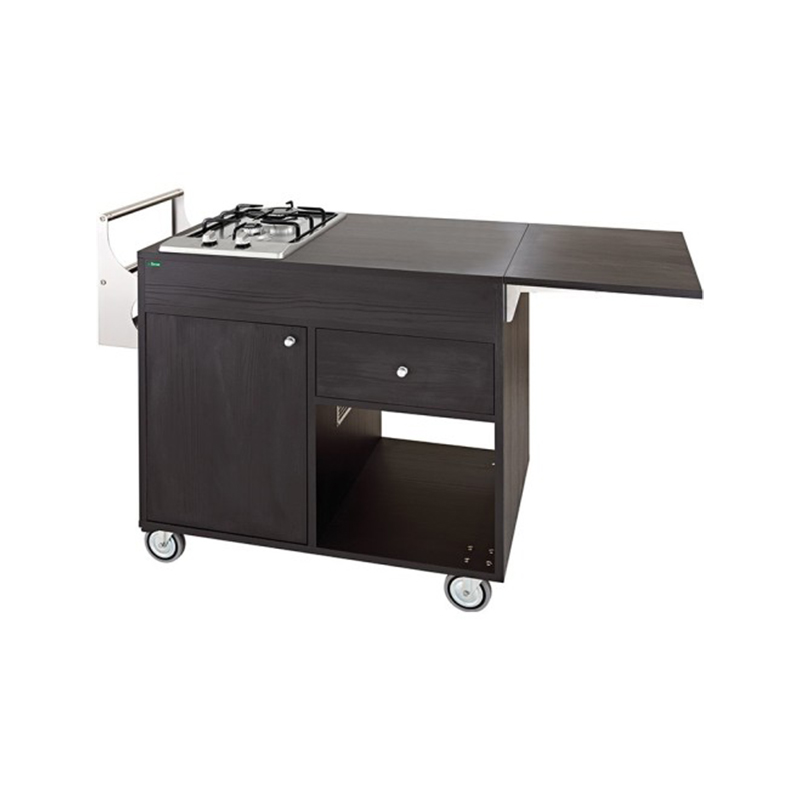Carrello legno flambè - CARBON V2