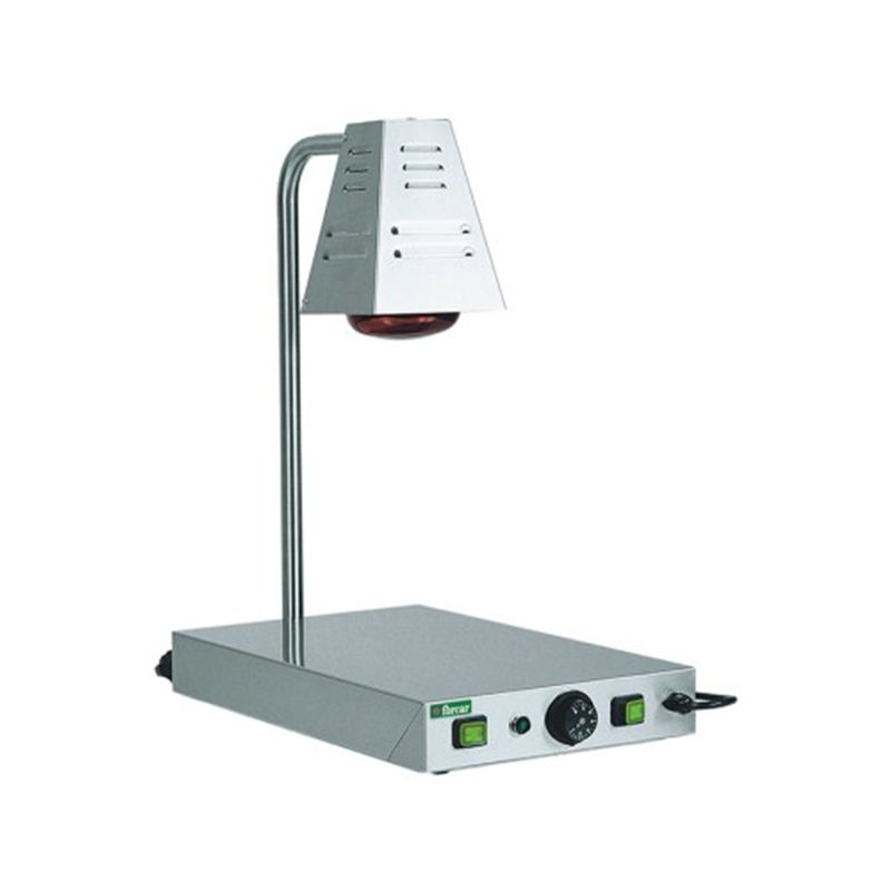 Piano caldo inox 1 LAMPADA x GN 1/1