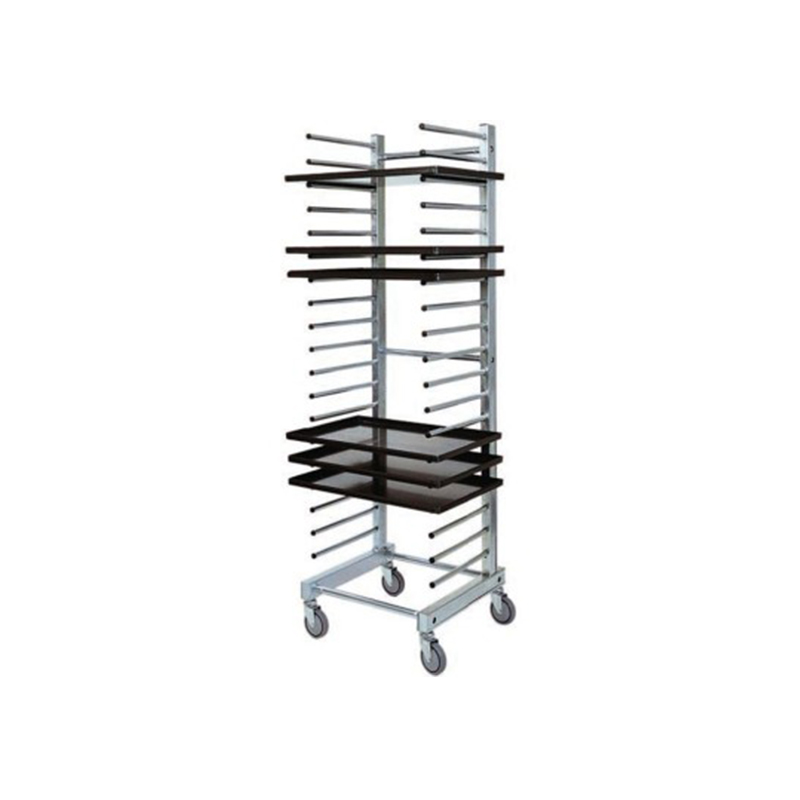 Carrello inox portateglie universali - 20 TEGLIE V3
