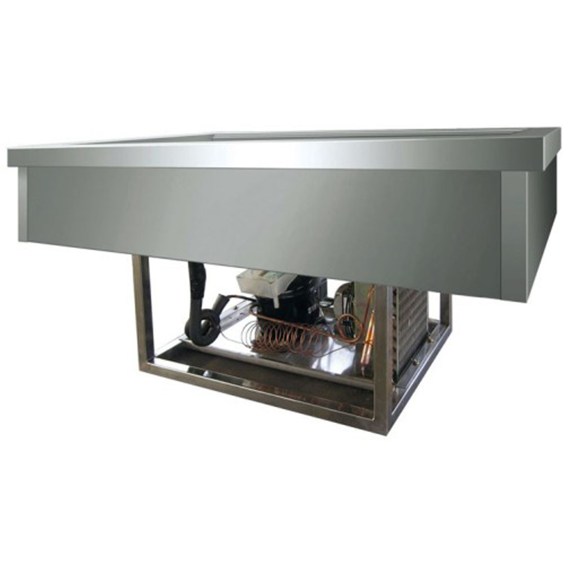 Vasca inox refrigerata INCASSO 4x1/1