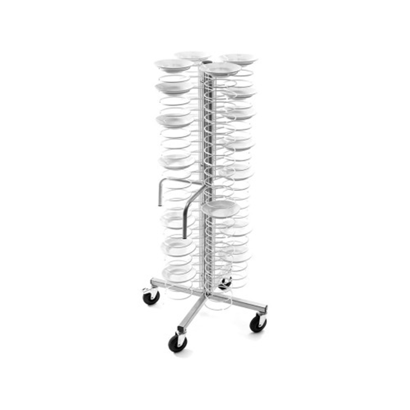 Carrello portapiatti - 96 PIATTI 25/31 - GRIGLIE CROMATE V2