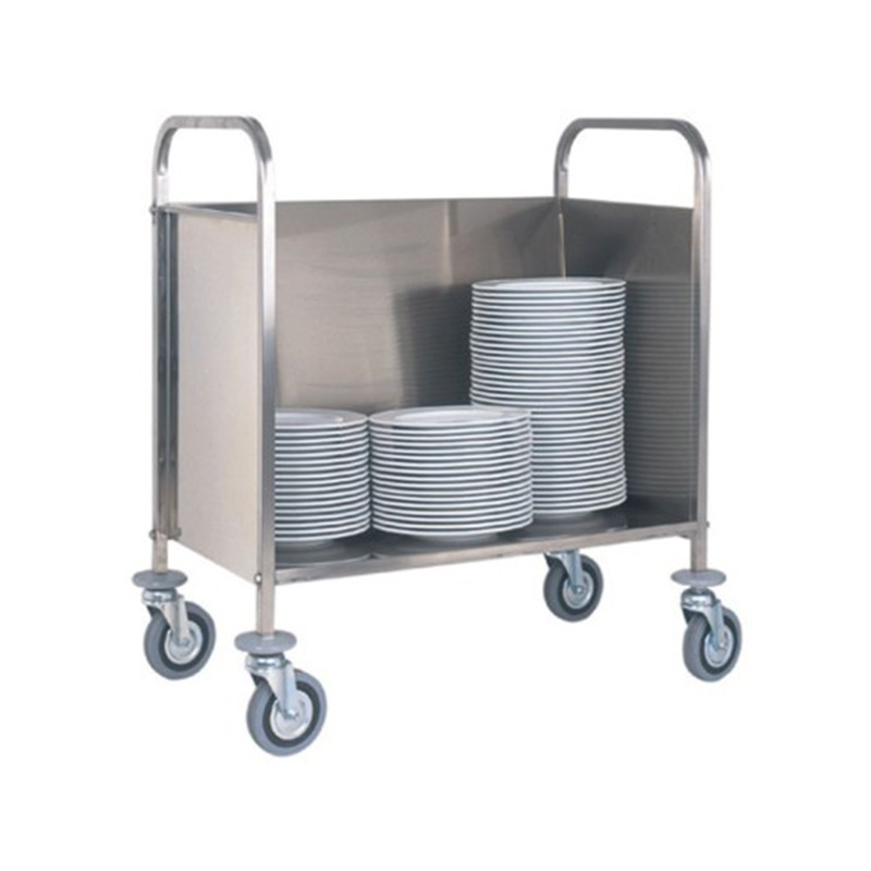 Carrello inox RITIRO PIATTI/VASSOI - 200 PIATTI