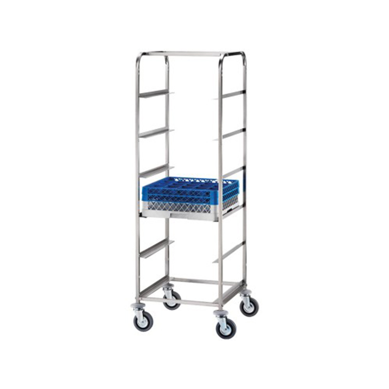 Carrello inox PORTA CESTELLI - 6 POSTI V3