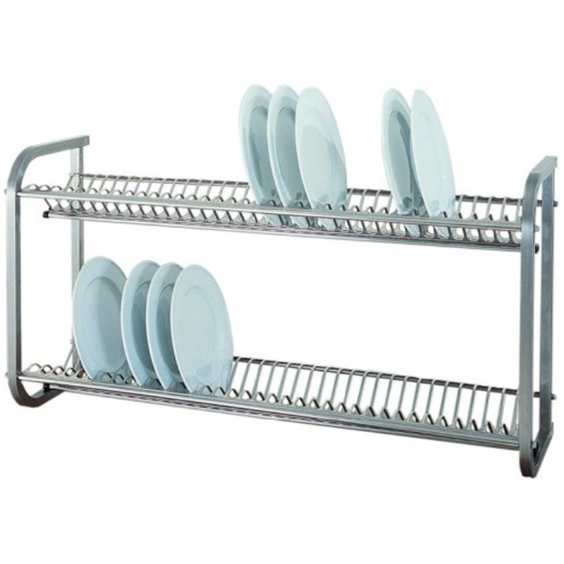 Portapiatti inox da parete