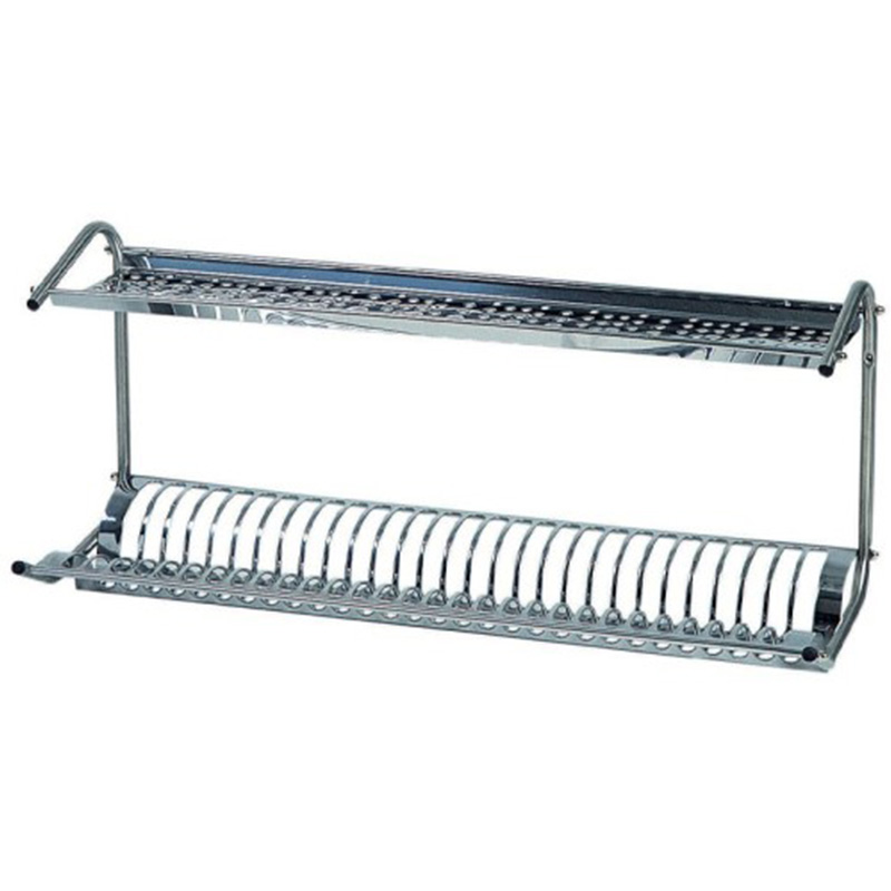 Scolapiatti-bicchieri INOX DA PARETE