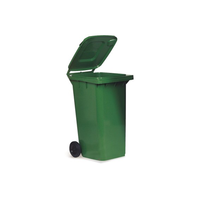 Pattumiera POLIETILENE RUOTE - VERDE