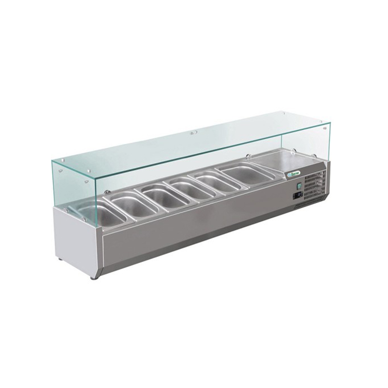 Vetrina refrigerata per pizzeria +2+8°C GN1/3+1/2