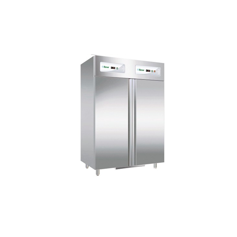Armadio refrigerato inox ventilato +2 +8/-18-22°C