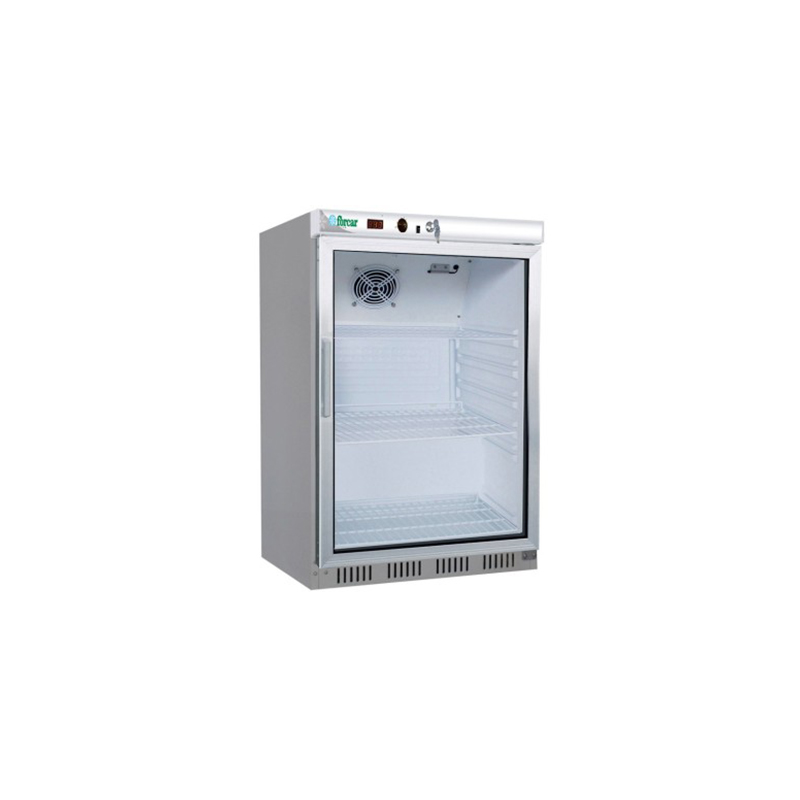 Armadio refrigerato eco statico inox +2+8°C C/VETRO