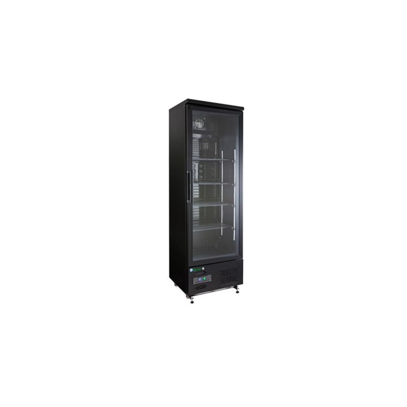 Bottle cooler refrigerato statico nero +2+8°C