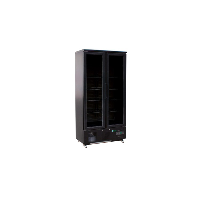 Bottle cooler refrigerato statico nero +2+8°C
