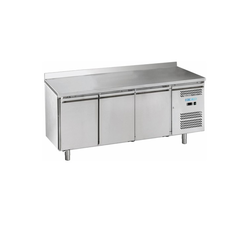 Tavolo refrigerato VENTILATO MONOBLOCCO C/ALZATINA -18°-22°C FORCOLD