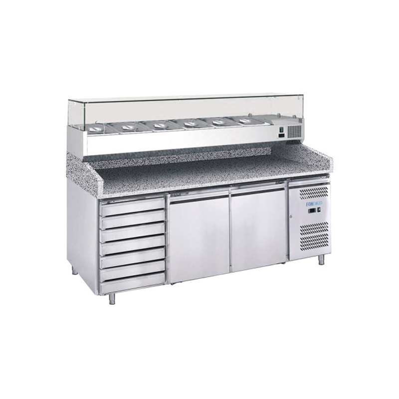 Banco pizza refrigerato VENTILATO -2+8°C FORCOLD