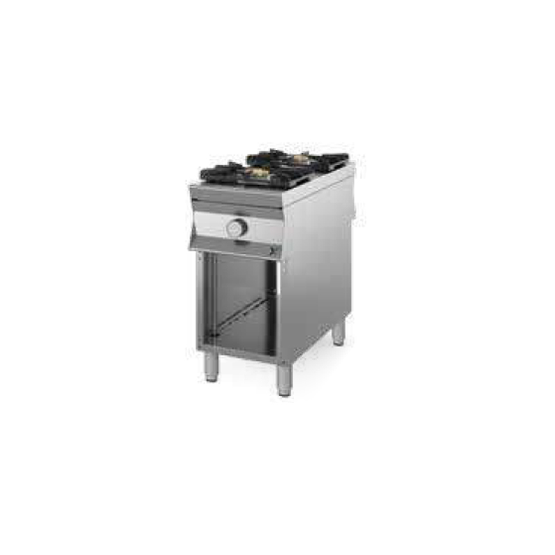 Cucina fiamma libera a gas passante 2 FUOCHI