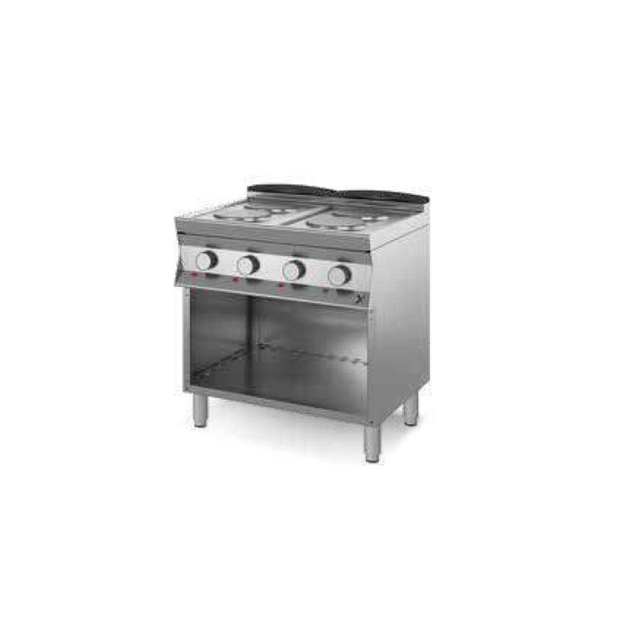 Cucina elettrica a piastre singole 4 su base a giorno