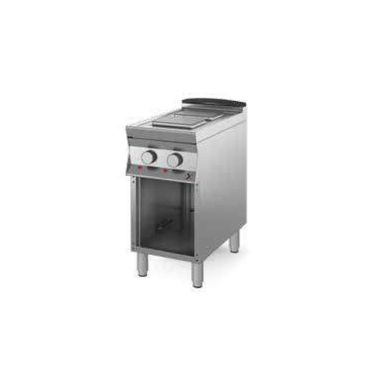 Cucina elettrica a 2 piastre singole su base a giorno