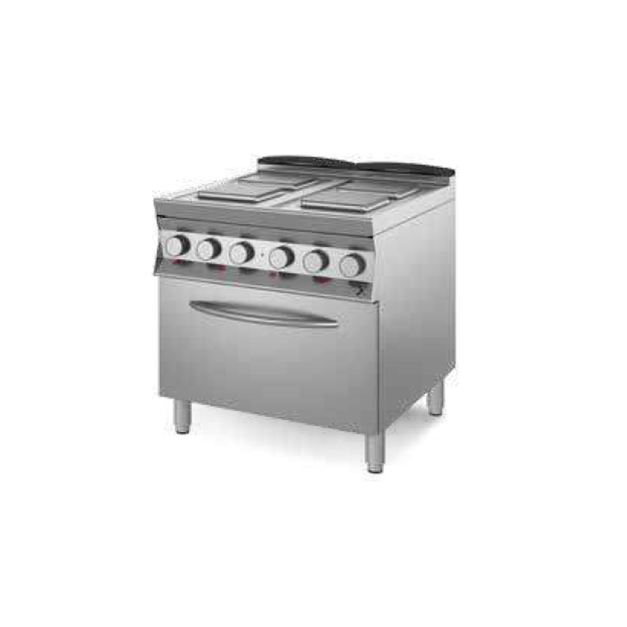 Cucina elettrica a 4 piastre singole con forno