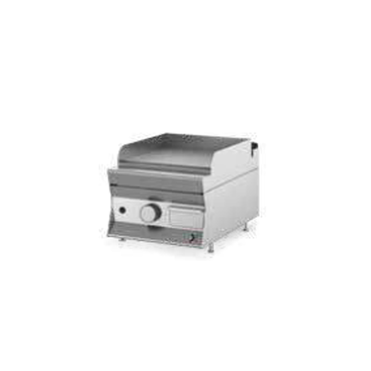 Fry top elettrico da banco PIASTRA LISCIA CROMATA SATINATA CR40 4.0