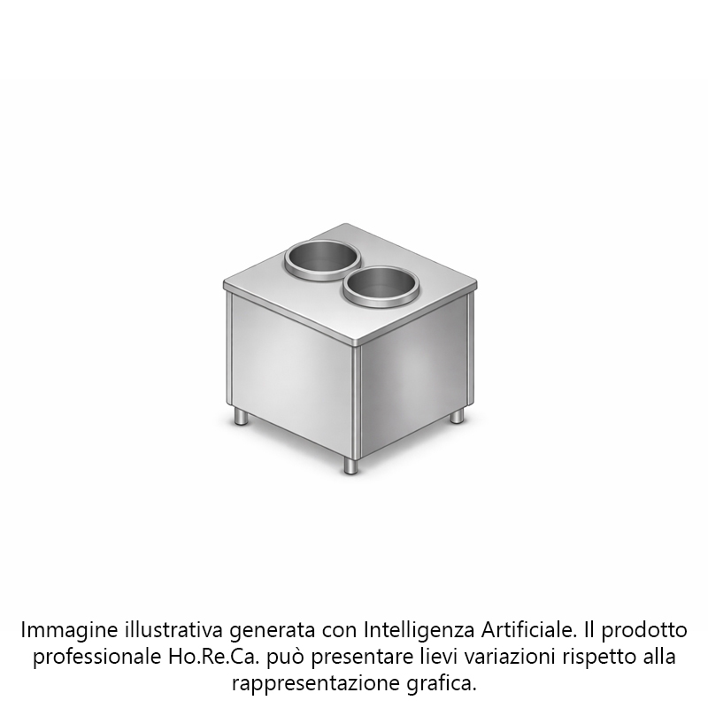 Elemento portapiatti neutro 2 colonne