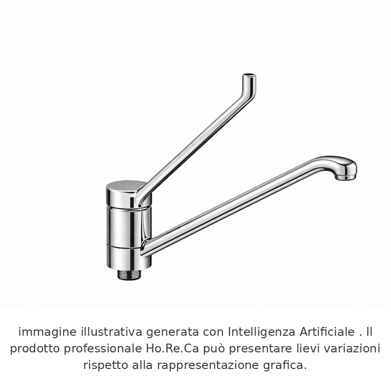 Miscelatore monoforo a leva clinica lunga MM. 320-Accessori lavatoi