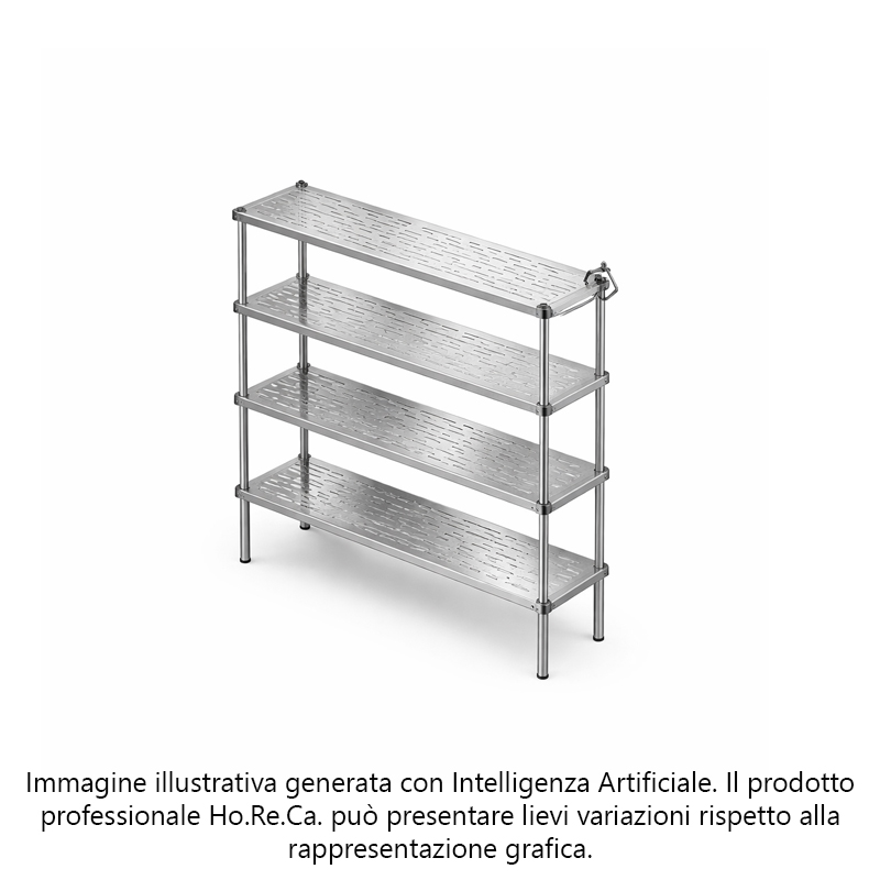 Scaffalature ad incastro inox RIPIANI ASOLATI