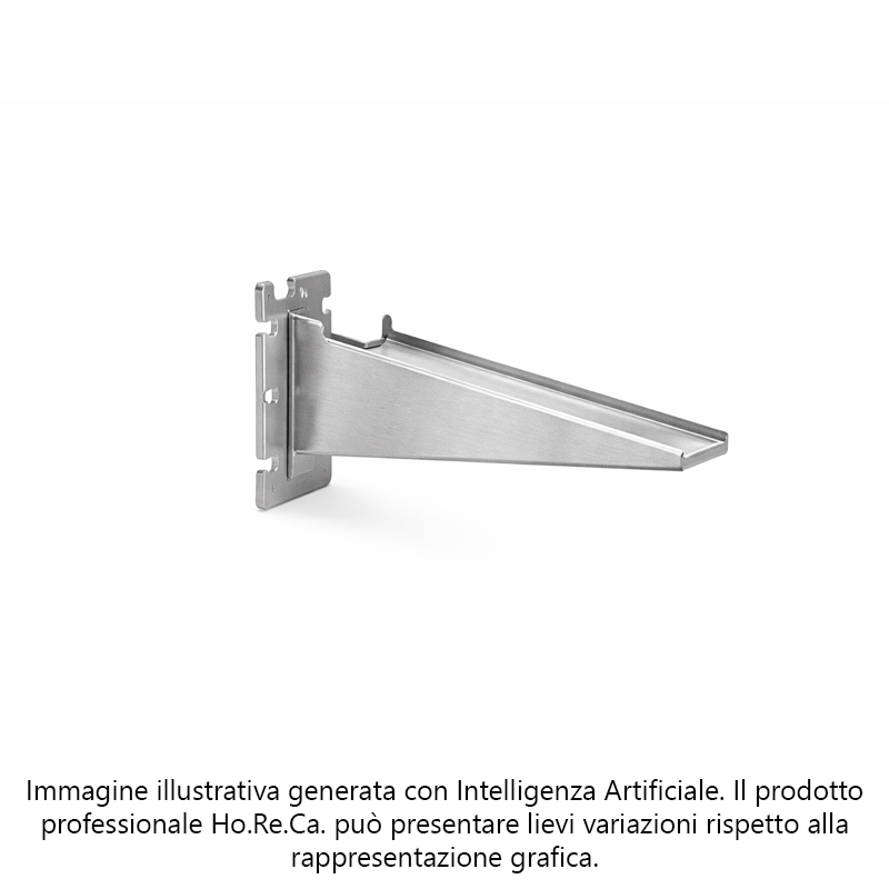 Supporto singolo regolabile per ripiano prof. mm.400 Portata Kg.20 ( conf. 4 pezzi )
