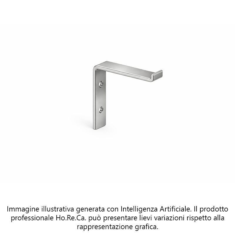 Supporto singolo fisso per ripiani inferiori e superiori a 30/40 Portata Kg.20 (conf. 2 pezzi)