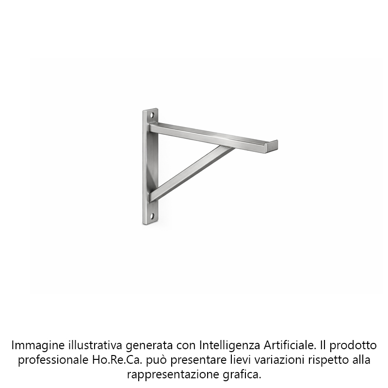 Supporto singolo rinforzato per ripiano prof. mm.300 Portata Kg.30