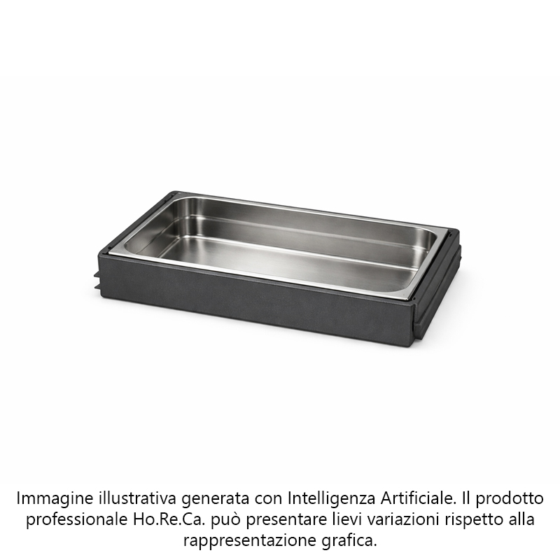 Bacinella inox estraibile G.N./EN per Carrelli portavassoi