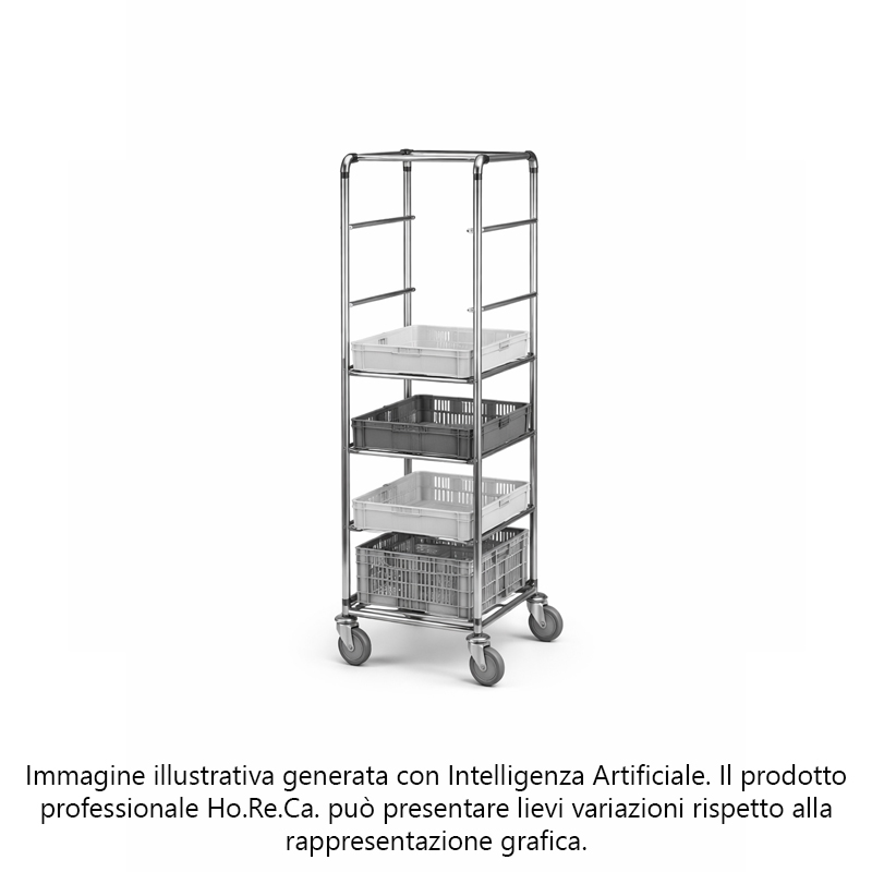 Carrelli portapiatti e cestelli