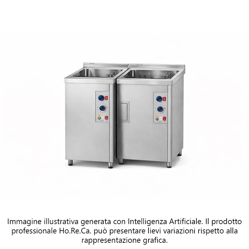 Sterizzatore per coltelli ad acqua con pannello frontale