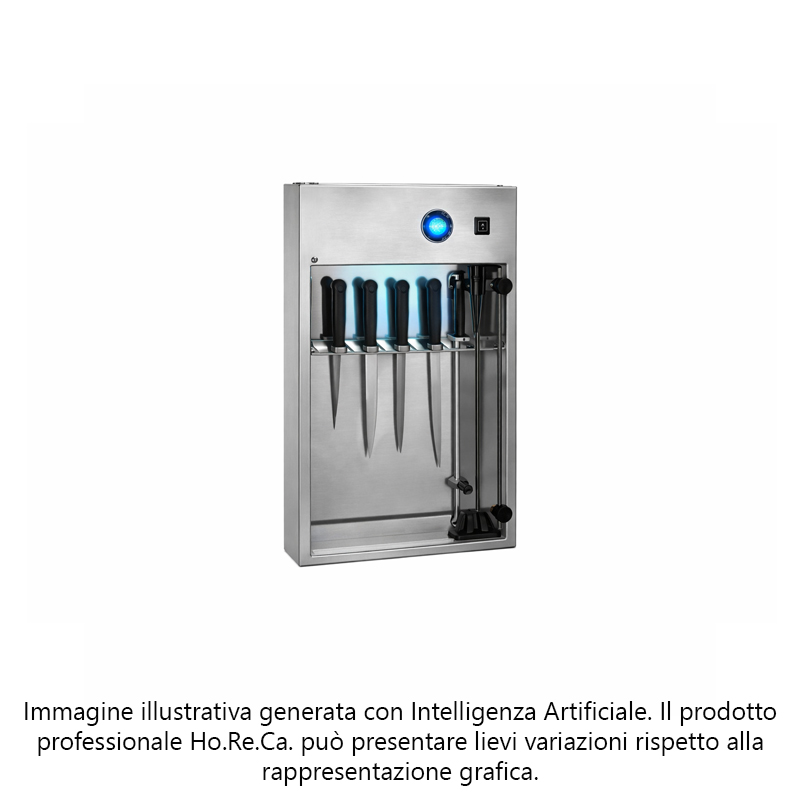 Sterilizzatore per coltelli a raggi UV-C