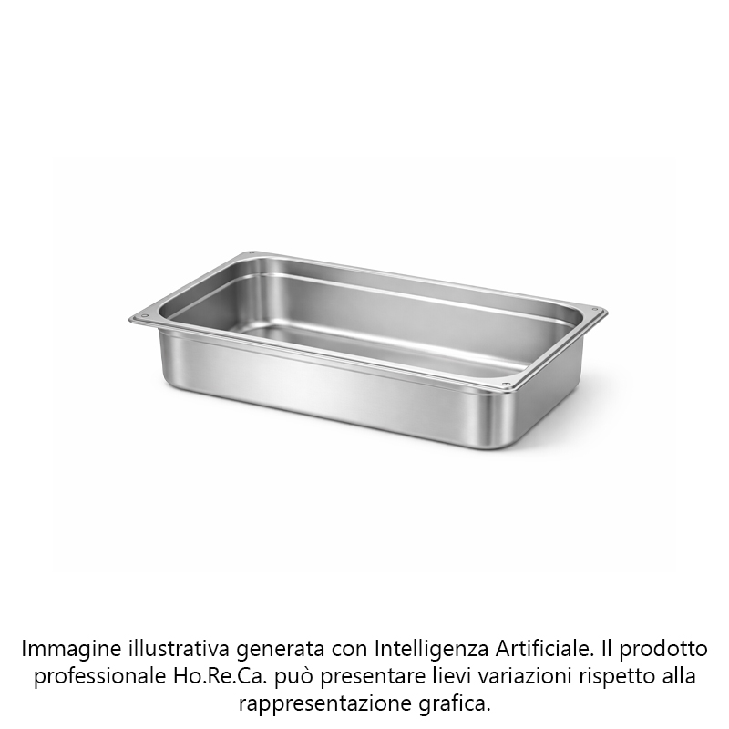 Bacinella INOX 1/3 65h ( conf. da 5 pezzi)