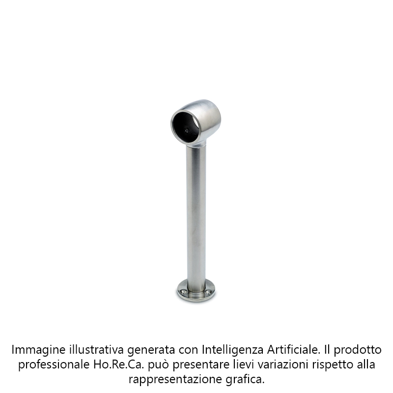 Supporto in tubolare h 150 mm. per mensola portabacinelle BASIC GN1/3 (conf 2 pezzi)